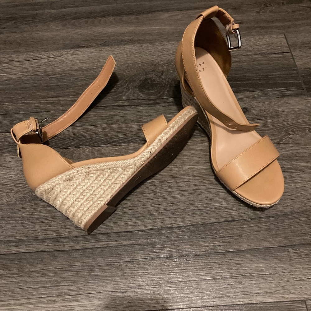 A New Day wedge nude espadrilles